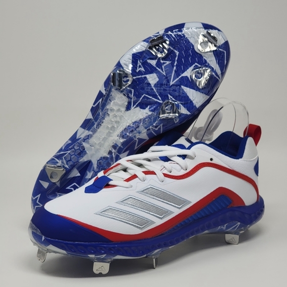 Adidas Icon 6 Bounce USA All Star Game Baseball Cleats Mens Size 9 GZ0452 New - Picture 1 of 11